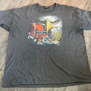 Vintage 1989 Truckers only 3D emblem single stitch made in USA TSHIRT